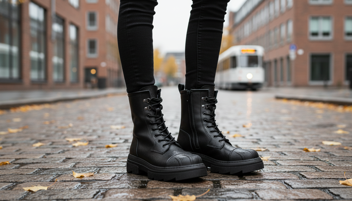 Furla Leather Lace-Up Boots: Sleek City Comfort